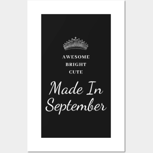 September Birthday Quotes Posters and Art